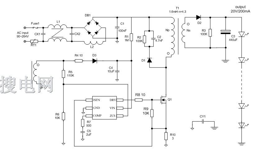ԭ߅μԴPFC LEDоƬHB5810